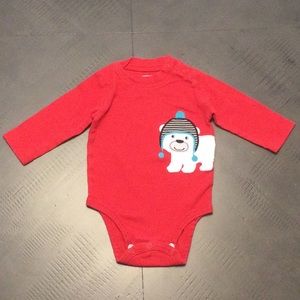 Carter’s Long Sleeve Onesie w/ Button Shoulder